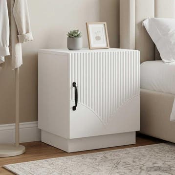 vidaXL Nachtkastje 2 st Wit 43 x 34,5 x 47 cm Bewerkt hout, Minder dan 45 cm, Verzenden, Nieuw, Minder dan 55 cm