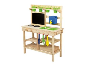 Veiling - Playtive Speelgoed Buitenkeuken - stabiele constru, Kinderen en Baby's, Speelgoed | Houten speelgoed, Nieuw
