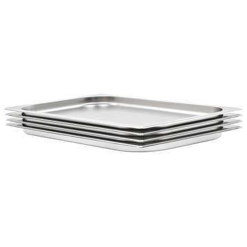vidaXL Gastronormbakken 4 st GN 1/1 20 mm roestvrij staal, Verzenden, Nieuw