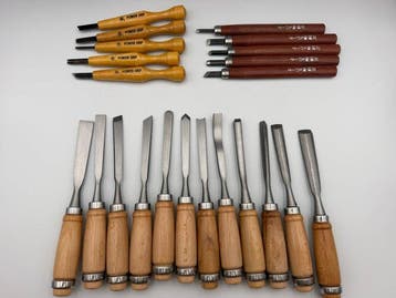 Werkgereedschap Vintage - Japanse houtsnijgereedschappen