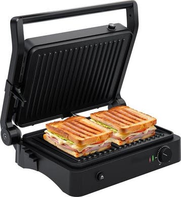 2dekans | KitchenBrothers Contactgrill - Grill Apparaat -, Witgoed en Apparatuur, Ophalen of Verzenden, Zo goed als nieuw