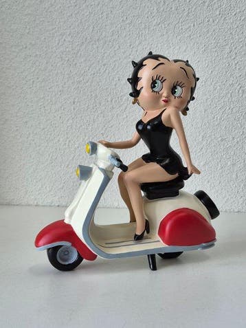 Figuur - ***BETTY BOOP on RETRO VESPA***– Pop-Art, Nieuw in verpakking