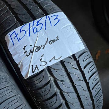 2 x Firestone 175-65-13 Zomerbanden 4,5mm, Gebruikt, 13 inch, 175 mm, Ophalen of Verzenden