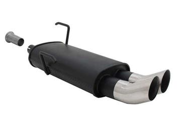 Novus sportuitlaat Peugeot 206, 206CC 2x76mm DTM einddemper, Auto-onderdelen, Verzenden, Nieuw