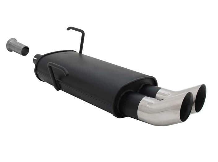 Novus sportuitlaat Peugeot 206, 206CC 2x76mm DTM einddemper, Auto-onderdelen, Uitlaatsystemen, Nieuw, Verzenden