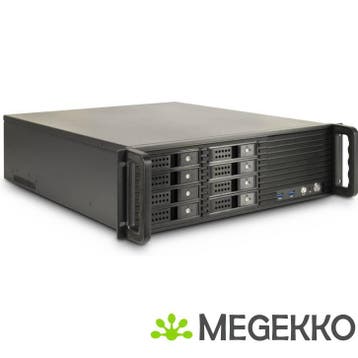 Inter-Tech 3U-3508 Rack Zwart, Verzenden, Nieuw