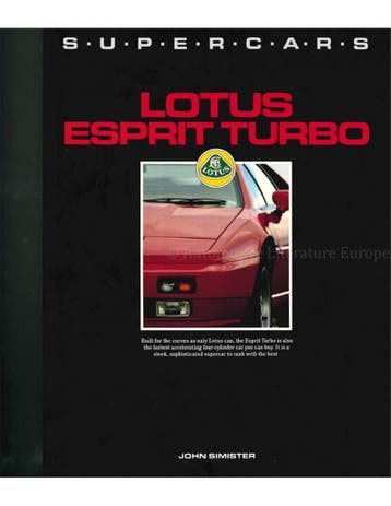 LOTUS ESPRIT TURBO, SUPERCARS, Nieuw, Author