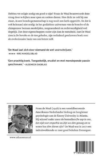 De bonobo en de tien geboden 9789046707562 Frans de Waal, Boeken, Verzenden, Gelezen, Frans de Waal
