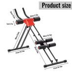 Buikspiertrainer Opvouwbaar Verstelbaar met Kniebescherming, Sport en Fitness, Verzenden, Nieuw