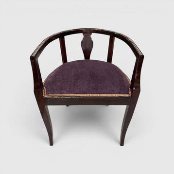 Fauteuil - Mahonie, Alcantara