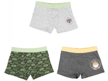 3 Pack Star Wars Jongens boxershorts - Grijs-Groen-Antraciet, Verzenden, Nieuw