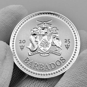 Barbados. 1 Dollar 2025 – Trident – 1 oz Silver coin – Ag