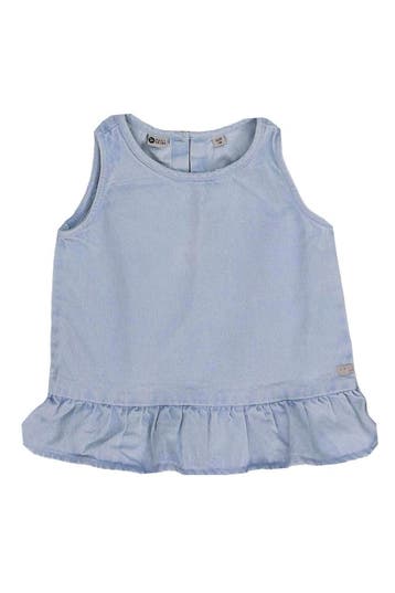 Daily7 Top Meisjes in maat 116 Blauw, Kinderen en Baby's, Verzenden, Zo goed als nieuw, Daily7, Jongen of Meisje