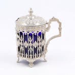 Art-Nouveau Mosterdpot - Frankrijk 1900-1910 - Pot - .950, Antiek en Kunst