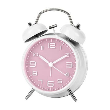 IvoQ Wekker Retro Roze, Verzenden, Nieuw
