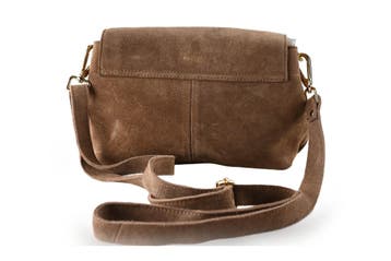 Manfield Handtas Bruin, Verzenden, Zo goed als nieuw, Bruin