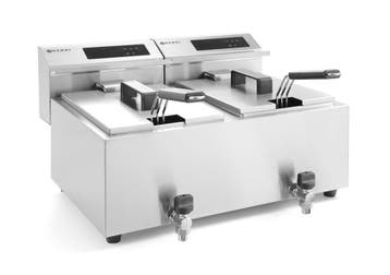 Hendi Profi Line Digitale Friteuse Met Aftapkraan | 2x8L | 2, Ophalen of Verzenden, Nieuw in verpakking
