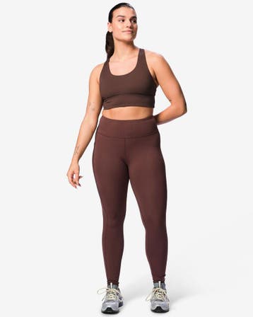 HEMA Damessportlegging donkerbruin, Verzenden, Nieuw