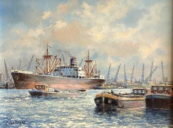 Leo Scheen (1935) - Havenzicht