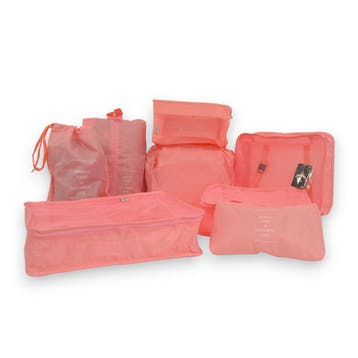 Packing Cubes - Roze - 9-delige set - Packing Cubes, Verzenden, Nieuw