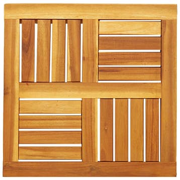 Vierkant Tafelblad 50x50cm | Hout | Laatste Stuk!, 50 tot 100 cm, Rustiek, Vierkant, Nieuw