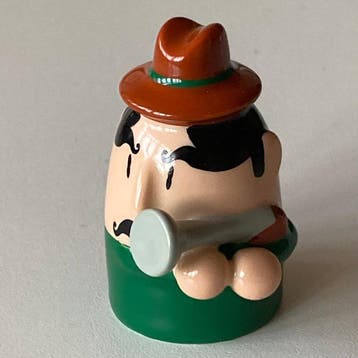 Alessi - Beeldje - Il Cacciatore - Porselein