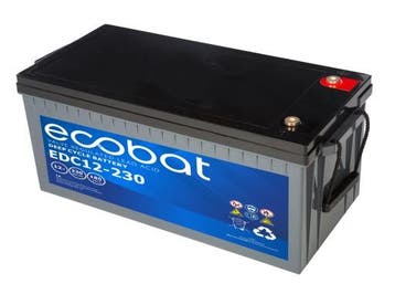 Ecobat AGM Deep Cycle accu | EDC12-230 | 12V 230Ah, Ophalen of Verzenden, Nieuw