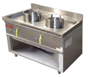 Diamond Wokfornuis | Gas | 2 Branders | 2x 21.44kw | 1200x63, Ophalen of Verzenden, Nieuw in verpakking