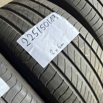 4 x Michelin 225-50-19 Zomerbanden 6mm, Auto-onderdelen, 19 inch, Gebruikt, Ophalen of Verzenden, Band(en)