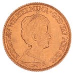 Gouden 10 Gulden Wilhelmina 1917 Pr+, Postzegels en Munten, Munten | Nederland, Verzenden