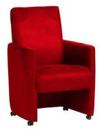 Eetkamerstoel Ron - eetkamerstoelen - Rood, Huis en Inrichting, Stoelen, Nieuw, Rood, Stof