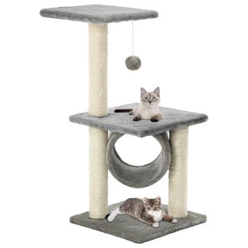 vidaXL Kattenkrabpaal met sisal krabpalen 65 cm grijs, Dieren en Toebehoren, Katten-accessoires, Verzenden, Nieuw