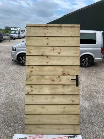 HOGE KORTINGEN! Tuinpoorten demo modellen!, Ophalen, Zo goed als nieuw