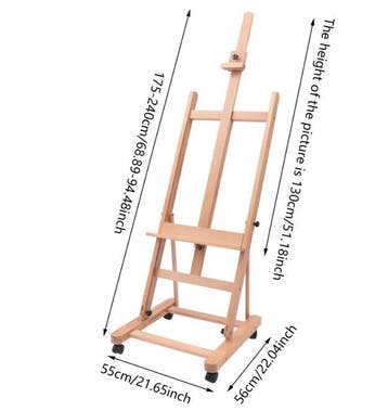 Professionele H-Frame Schilderezel van Beukenhout, Verzenden, Nieuw