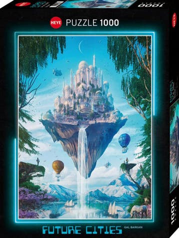 Future Cities - Sky Isle Puzzel (1000 stukjes) | Heye -, Hobby en Vrije tijd, Verzenden, Nieuw