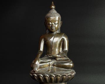 Bouddha - Ava Kingdom - 17th/18th century - Beeld -