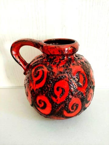 Scheurich - Vaas - 484-21 - Keramiek - Fat Lava, Antiek en Kunst