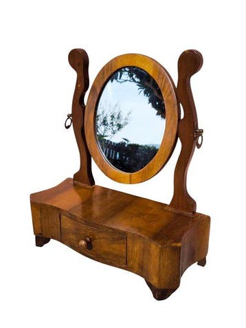 Wandspiegel - Hout, Glas