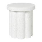 Bijzettafel Malmo - wit - ø40x45 cm, Verzenden, Nieuw