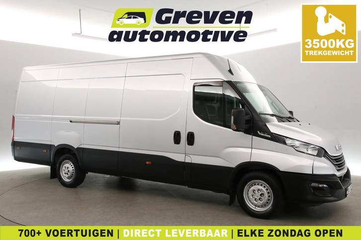 Iveco Daily 35S16A8 157PK L3H2 | 3500KG Trekgew. | Trekhaak, Auto's, Bestelauto's, Automaat, Diesel, Zilver of Grijs, Iveco, Verzenden