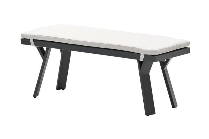 GI Sergio tuinbank Carbon Black/Desert Sand, Tuin en Terras, Tuinbanken, Nieuw, Overige materialen, Verzenden
