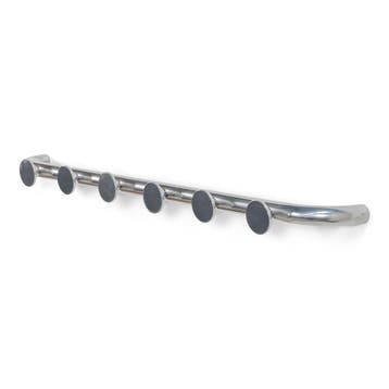 Spinder Design Retro 6 wandkapstok - groovy chrome, Verzenden, Nieuw