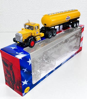 1:43 - Model vrachtwagen - Camion-citerne américain Autocar, Nieuw
