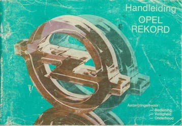 1983 Opel Rekord Instructieboekje handleiding Nederlands, Auto diversen, Handleidingen en Instructieboekjes, Verzenden