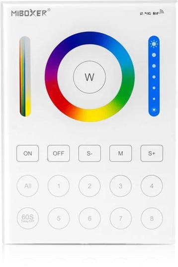 MI-LIGHT AFSTANDSBEDIENING | 8 GROEPEN | RGB+CCT, Nieuw