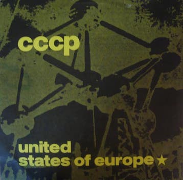 Single vinyl / 7 inch - CCCP - United States Of Europe, Verzenden, Zo goed als nieuw, 7 inch, Pop