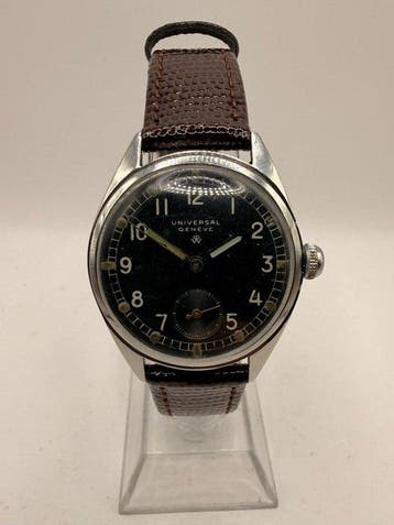 Universal Genève - Wilhelmina WW2 Military Field - Zonder, Nieuw