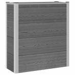 vidaXL Verhoogde plantenbak Grijs 75 x 30 x 22 cm WPC en, Tuin en Terras, Verzenden, Nieuw, Minder dan 60 cm, 60 cm of meer