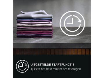 AEG TR739GP4B - Wasdroger Warmtepomp - SensiDry® 9 kg, Verzenden, Zo goed als nieuw