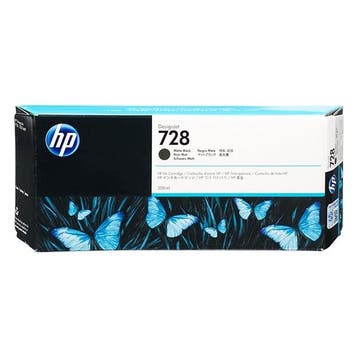 HP 728 (F9J68A) mat zwart extra hoge capaciteit, Verzenden, Nieuw, Cartridge, HP